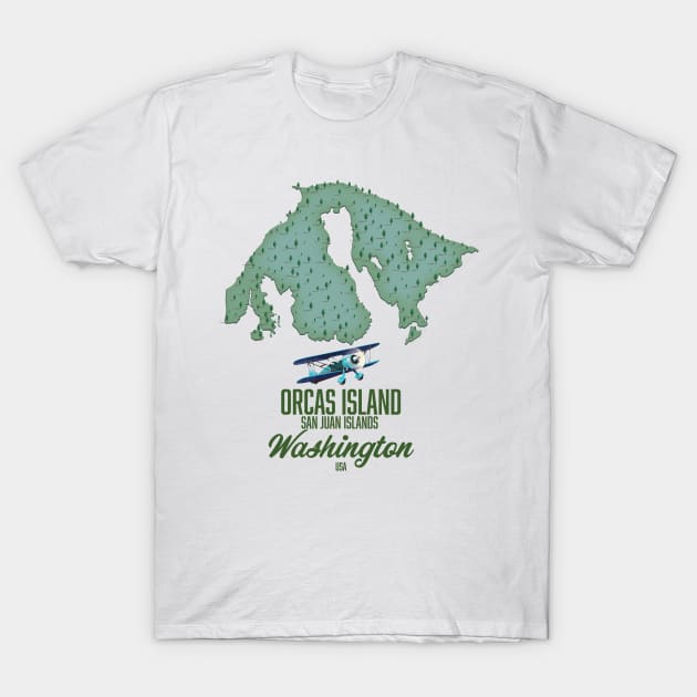 Orcas Island, Washington, USA T-Shirt by nickemporium1